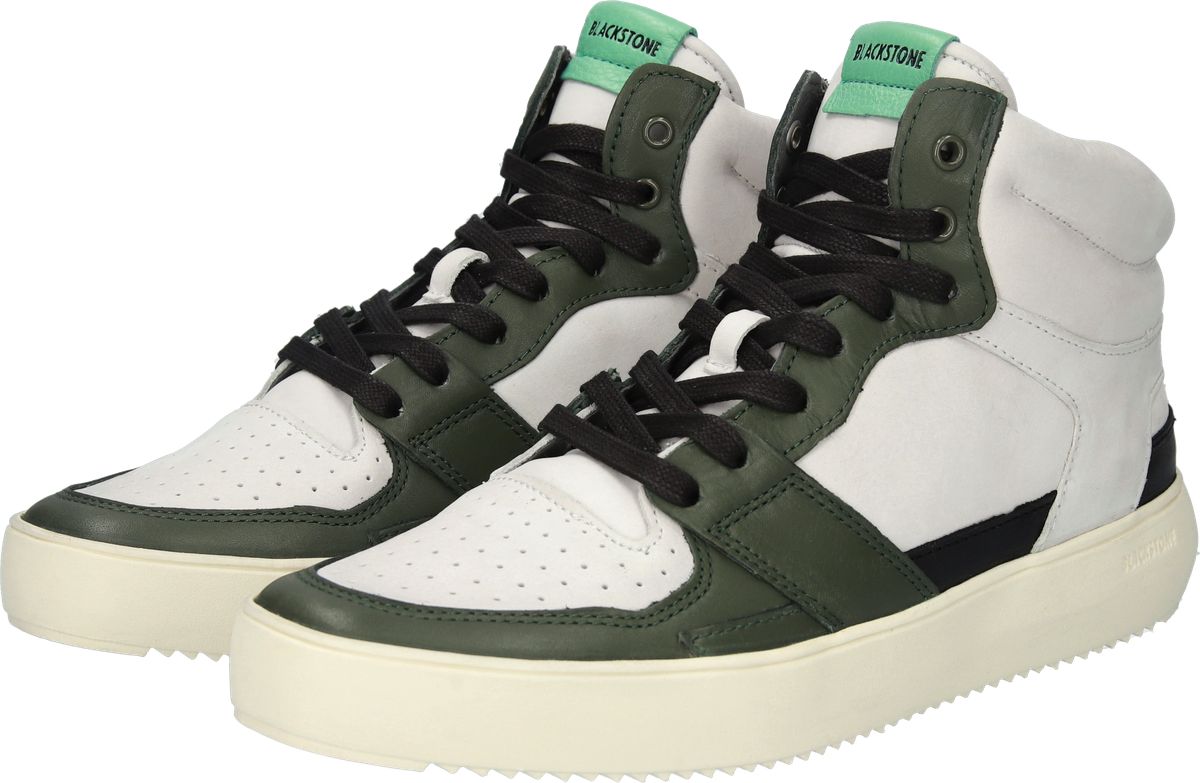 Retro-inspirierte High-Top-Sneaker aus Leder