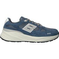 Chunky Suede Mesh Runner Sneaker
