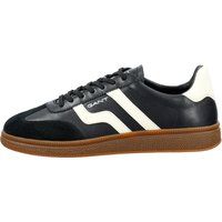 Schlanker Retro Ledersneaker