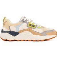 Chunky-Sneaker mit Material-Mix