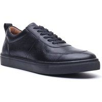 Leder-Low-Tops mit Narbenstruktur
