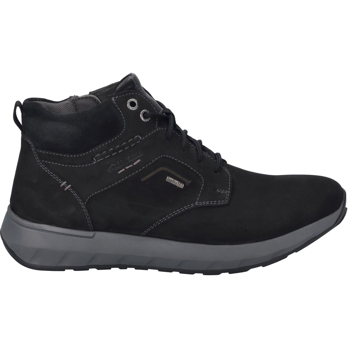 Wasserabweisender Nubuk Mid-Top Sneaker