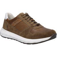 Lässige Leder-Sneaker im Materialmix