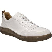 Minimalistische Schnürschuhe mit Kontrastsohle