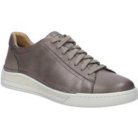 Leder-Schnürsneaker im Freizeitlook