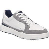 Lässige Low-Top-Sneaker aus Ledermix