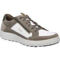 Moderne Leder-Sneaker mit Reißverschluss