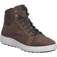 High-Top-Sneaker aus Leder mit Plüschfutter