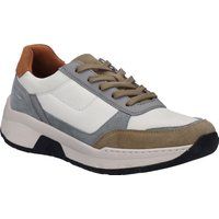 Lässige Schnürsneaker mit Materialmix
