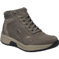Robuster Leder Mid-Top Sneaker