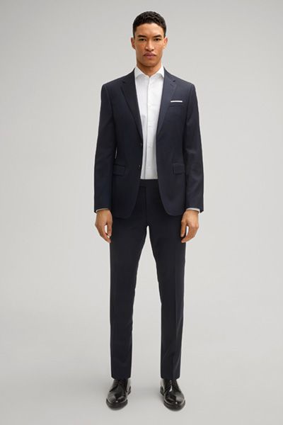 Masons Pares Weißes Hemd Stretch Baumwolle Slim Fit