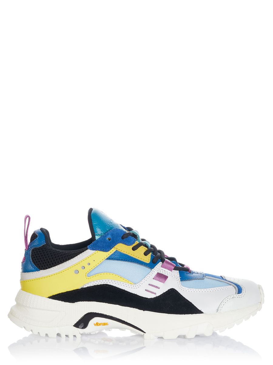 Mehrfarbige Chunky Sneaker mit Vibram-Sohle