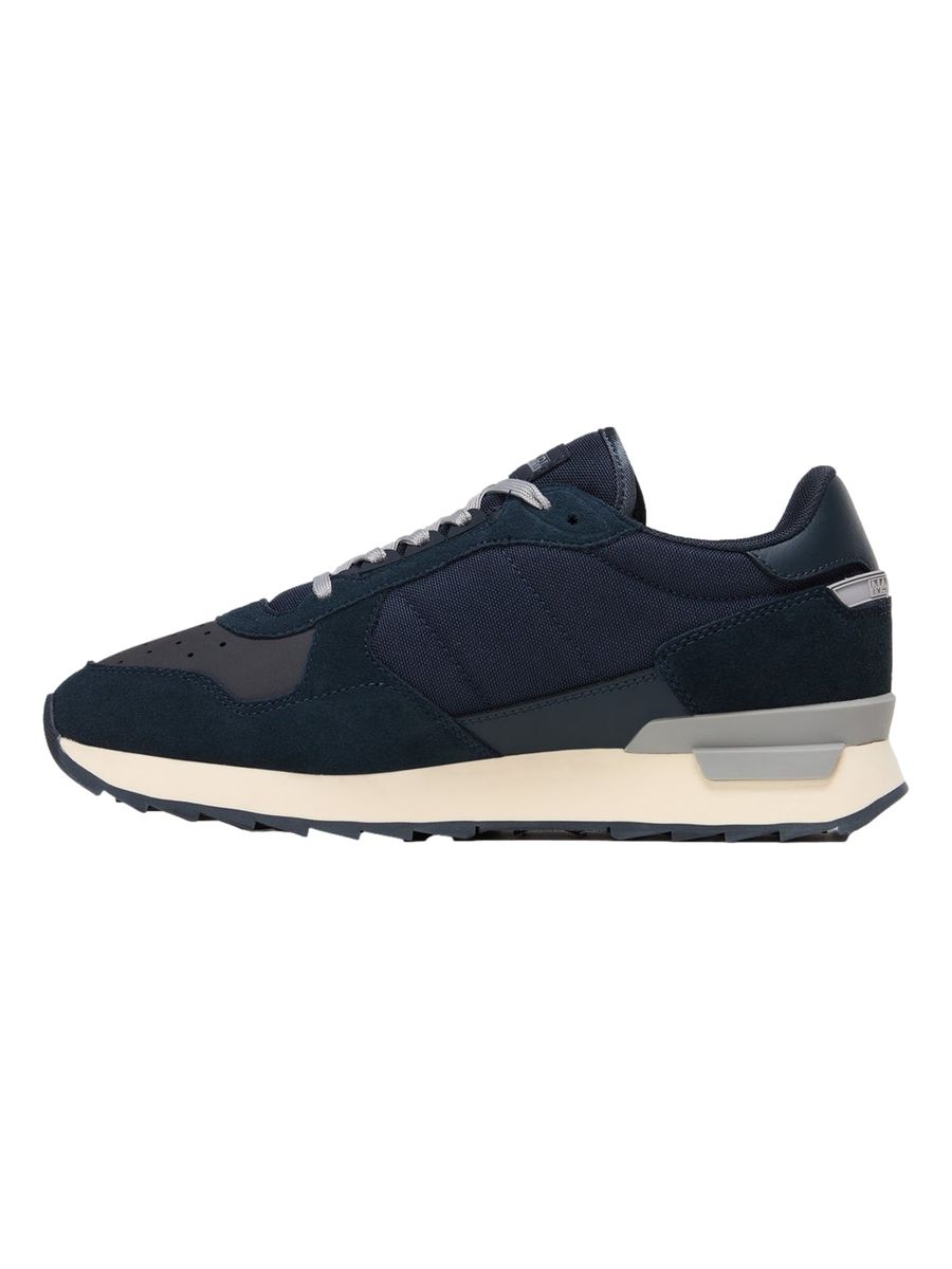 Retro-Runner-Sneaker mit Wildleder-Overlays