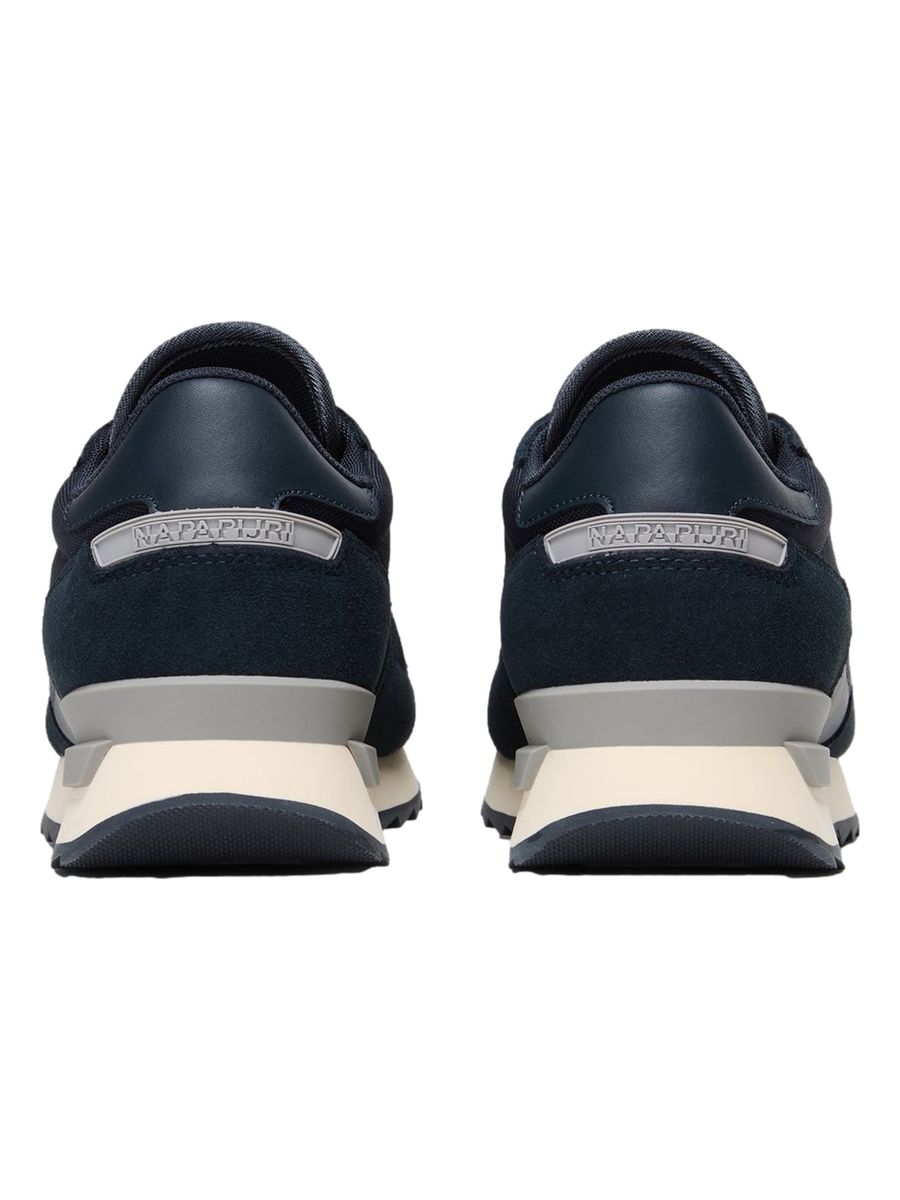 Retro-Runner-Sneaker mit Wildleder-Overlays