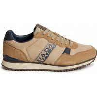 Retro-Laufschuhe aus Wildleder und Textil