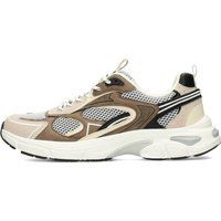Chunky Sneaker aus Mesh und Wildleder