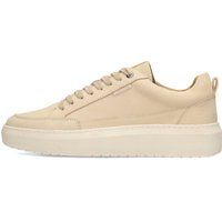 Minimalistische Leder-Plateau-Sneaker