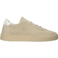 Minimalistischer Perforierter Wildleder Low-Top