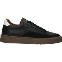 Low-Top Sneaker aus Leder und Wildleder