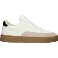 Klassische Leder-Sneaker mit Gummisohle