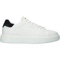 Minimalistische Leder-Sneaker mit Plateausohle