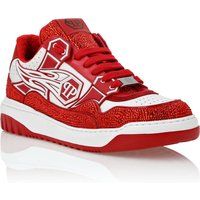 Mit Strass besetzte Low-Top Streetwear-Sneaker