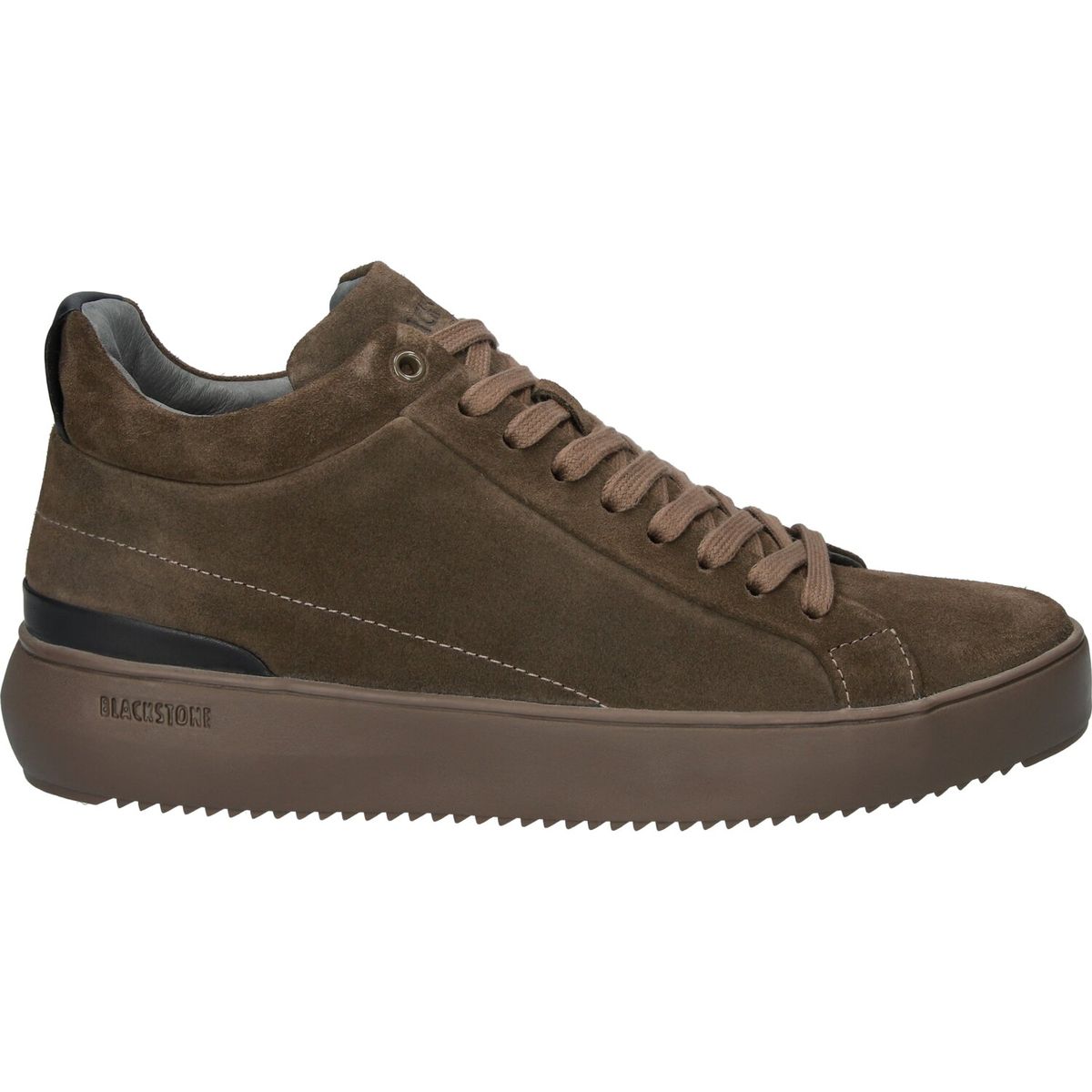 Minimalistische Wildleder Mid-Top Sneaker