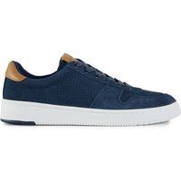 Perforierter Wildleder Court Sneaker