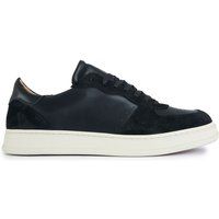 Court-Inspirierte Leder Low-Top Sneaker