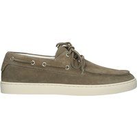 Wildleder-Sneaker im Bootsschuh-Stil