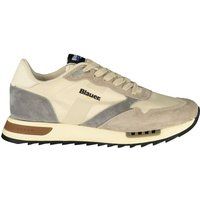 Multi-Material Sneaker im Retro-Stil