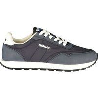 Sportliche Schnürsneaker aus Materialmix