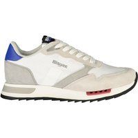 Sportliche Low-Top Sneaker im Materialmix