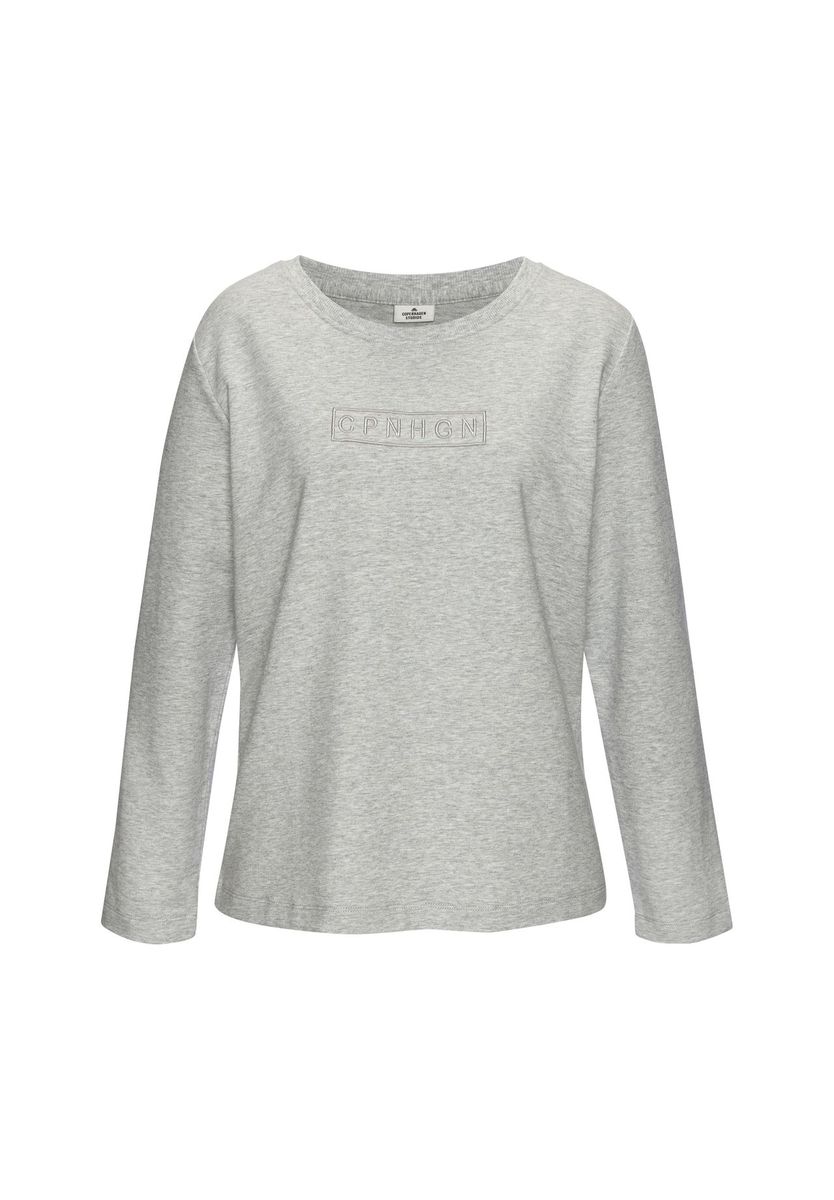 Locker geschnittenes, langärmeliges Loungeshirt