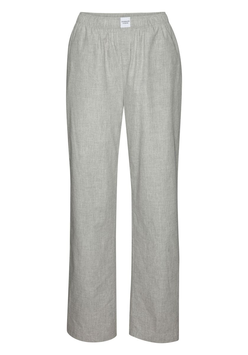 COPENHAGEN STUDIOS Pyjama-Hose, Baumwolle, für Damen, grau, 36