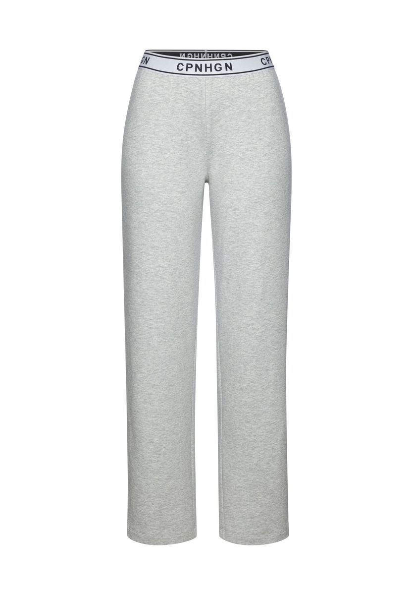 Locker geschnittene Loungewear-Hose mit Logo-Bund