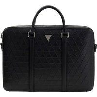 Laptop-Tasche mit geometrischer Prägung