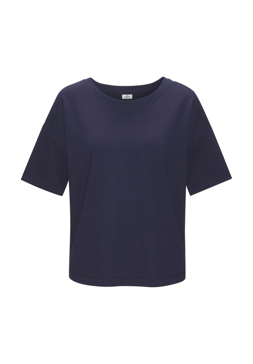 Locker geschnittenes Kurzarm-T-Shirt