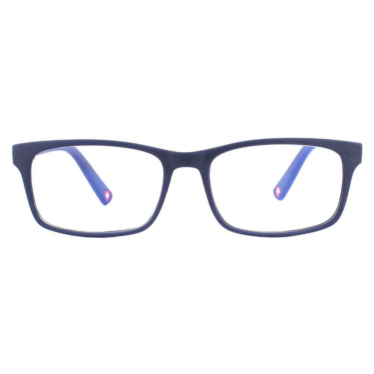 Klassische rechteckige Blaulichtfilter-Brille