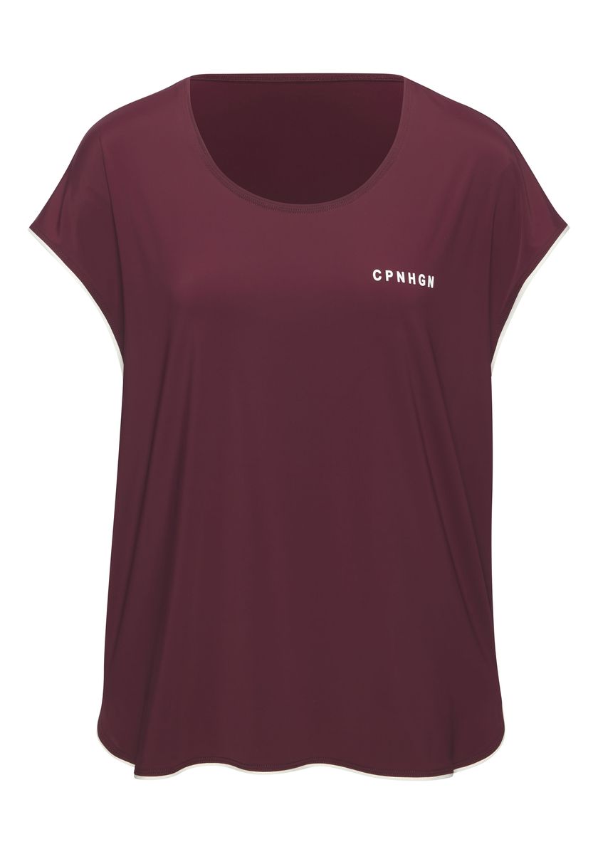Locker geschnittenes Activewear-T-Shirt
