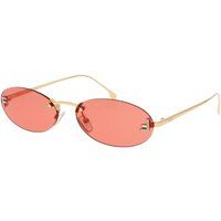 Kristallbesetzte rahmenlose ovale Brille