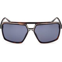 Übergroße Navigator-Sonnenbrille in Schildpatt-Optik