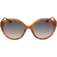 Übergroße ovale Sonnenbrille mit Farbverlauf