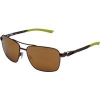 Moderne rechteckige Doppelsteg-Sonnenbrille