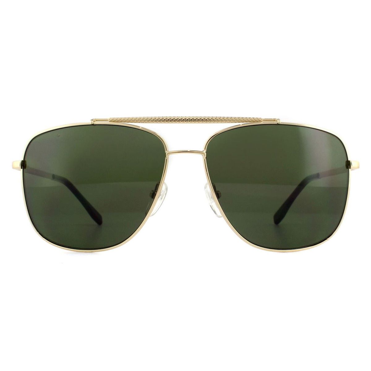 Aviator-Sonnenbrille mit strukturiertem Doppelsteg