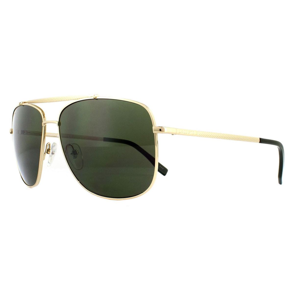 Aviator-Sonnenbrille mit strukturiertem Doppelsteg