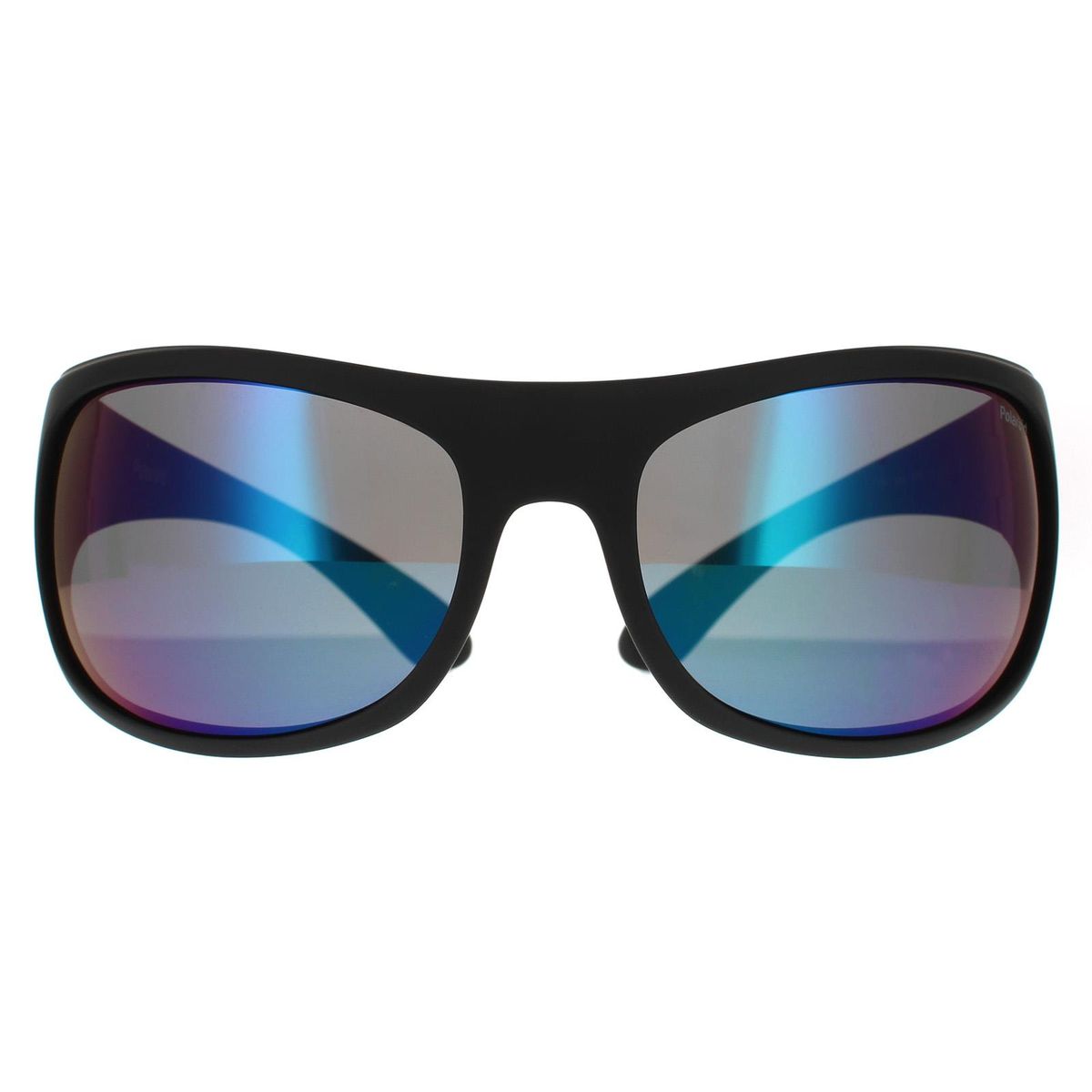 Moderne matte polarisierte Wrap-Sonnenbrille