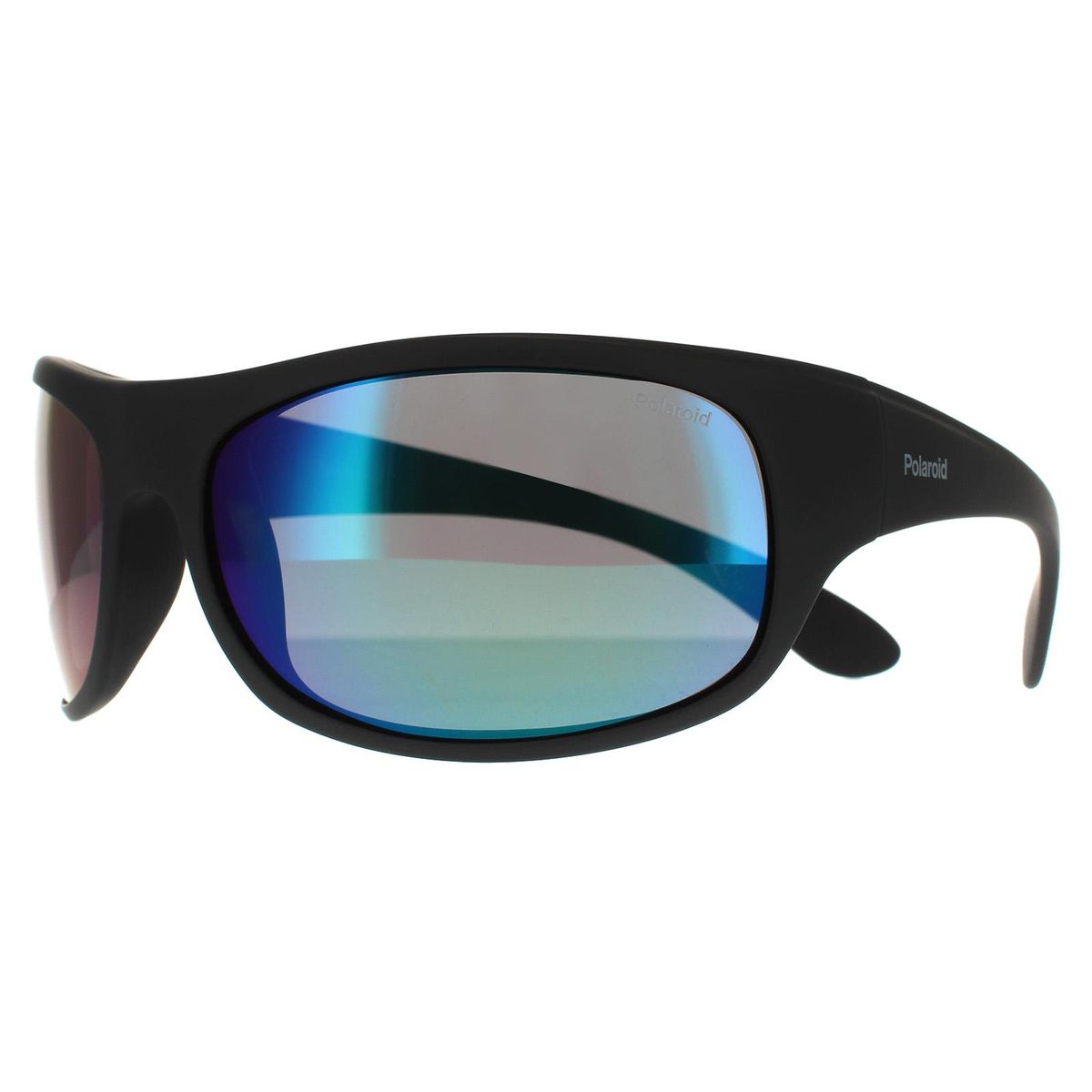 Moderne matte polarisierte Wrap-Sonnenbrille