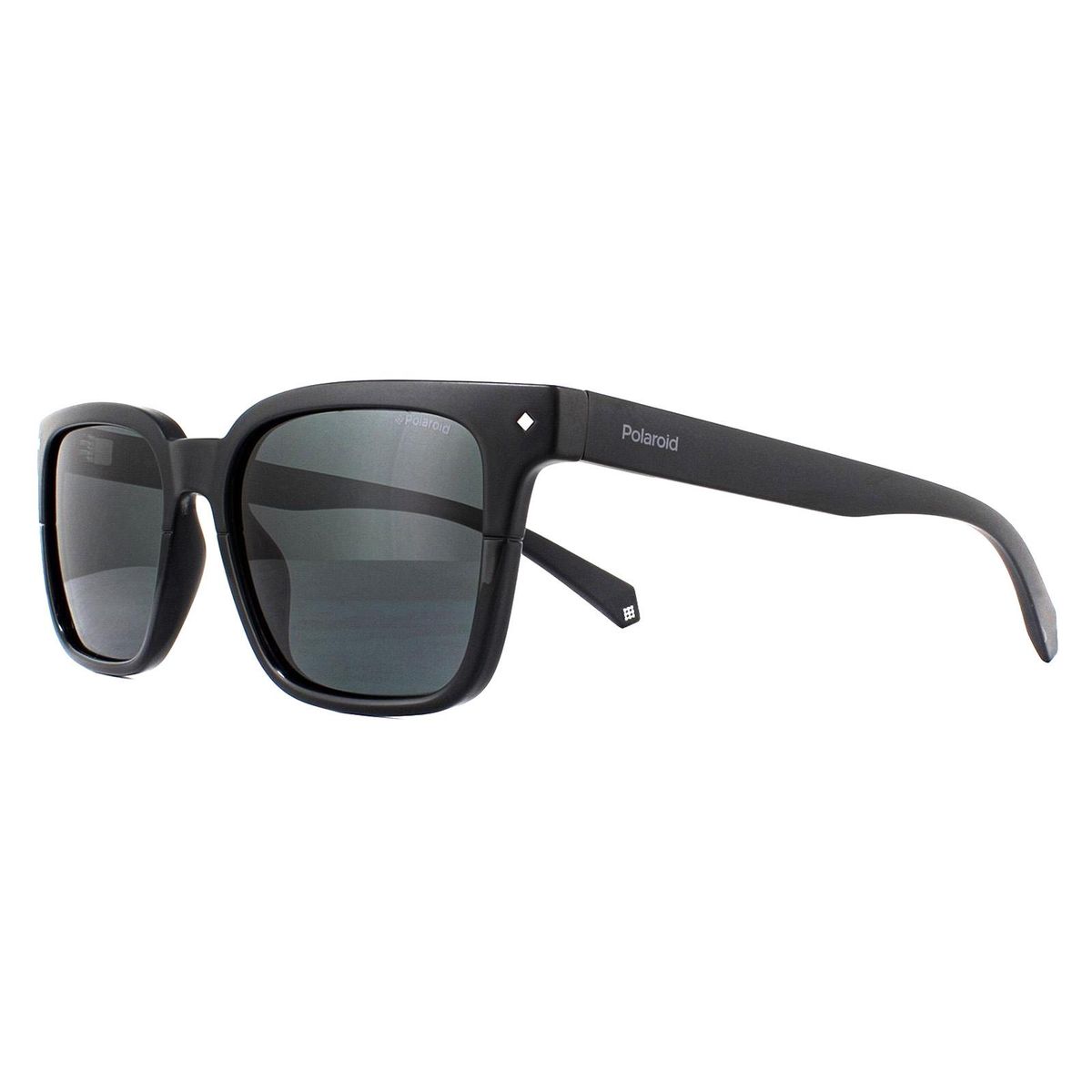 Quadratische polarisierte Sonnenbrille mit Matt-Finish