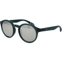 Runde Vollrand-Sonnenbrille mit Verspiegelung